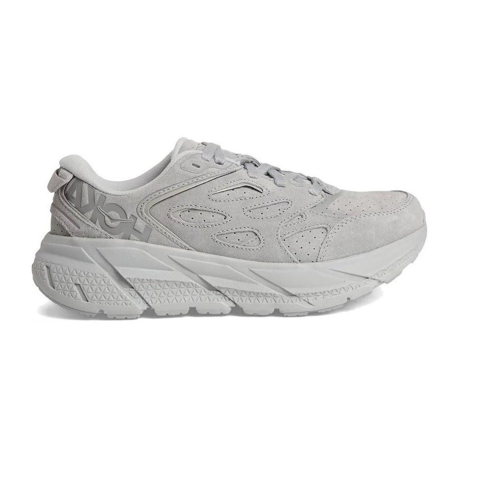 Hoka Clifton L Suede Shifting limestone blue Running Shoes Sneakers Women's 8.5